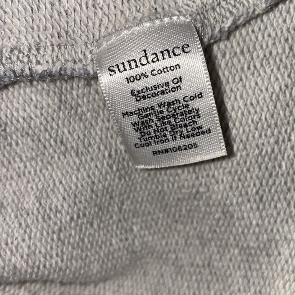 SUNDANCE Botanic Embroidered Cowl-neck Sweatshirt-S - Picture 7 of 7